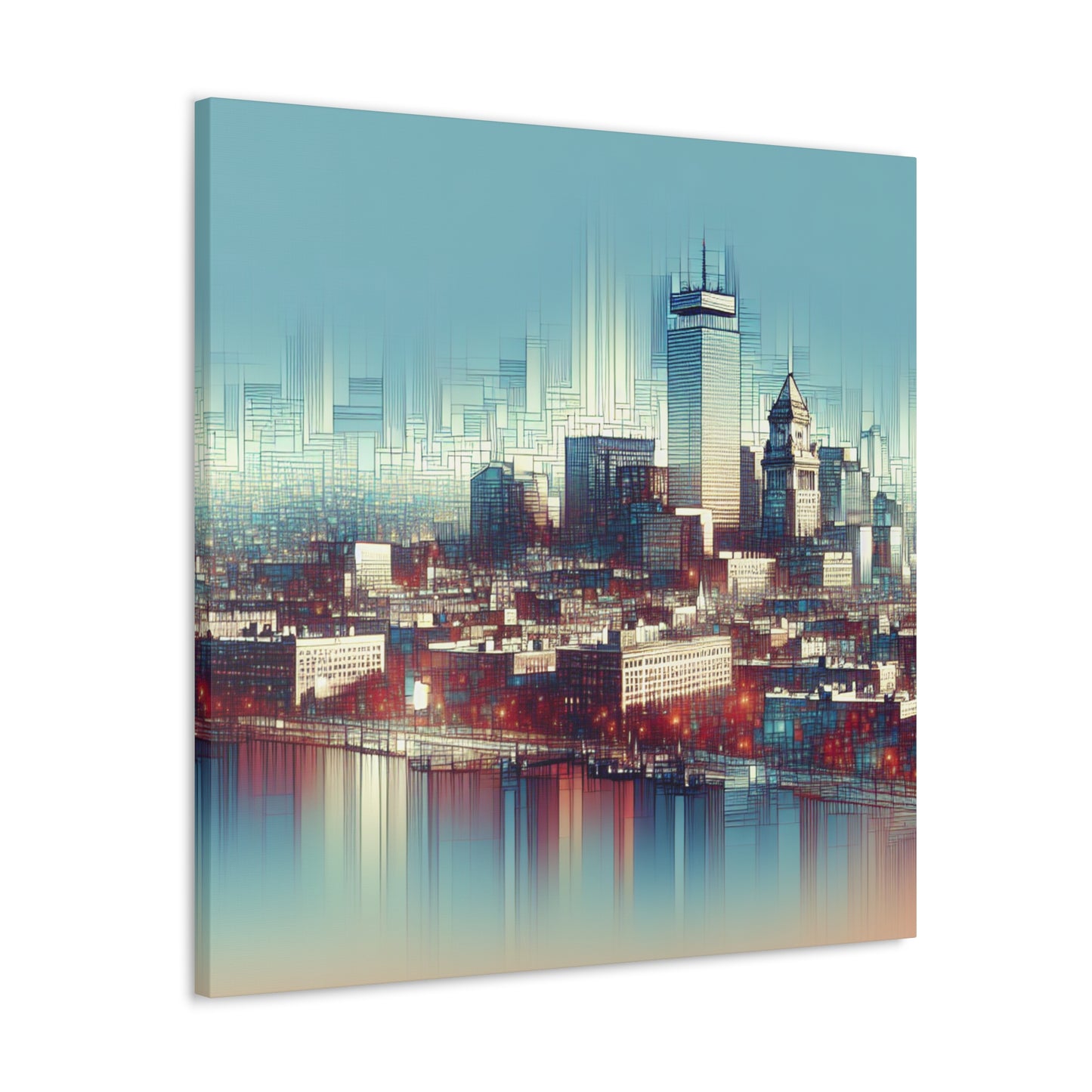 "Emerald Streets of Boston" - Canvas