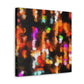 "Christmas Lights Glittering" - Canvas