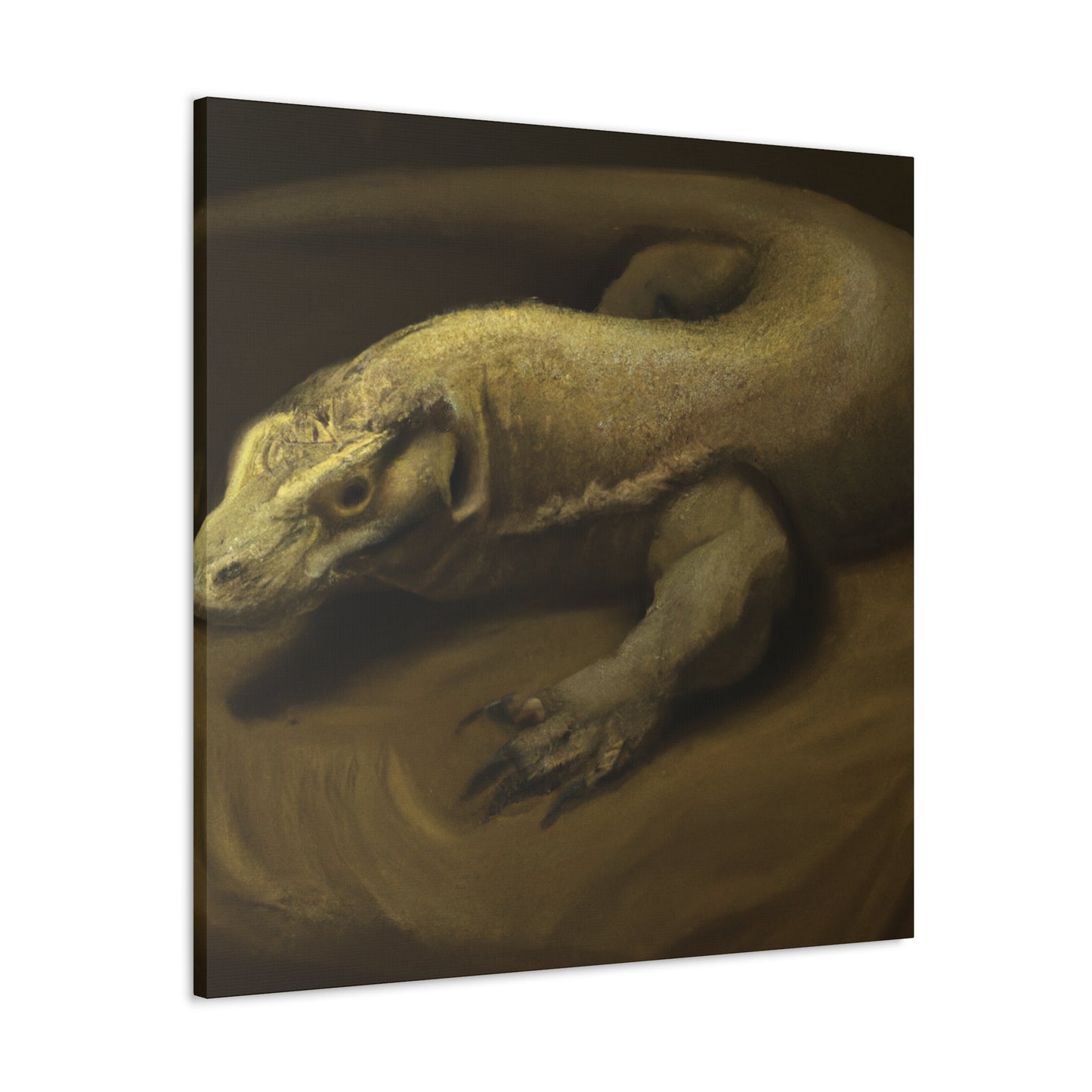 Komodo Dragon Majesty - Canvas