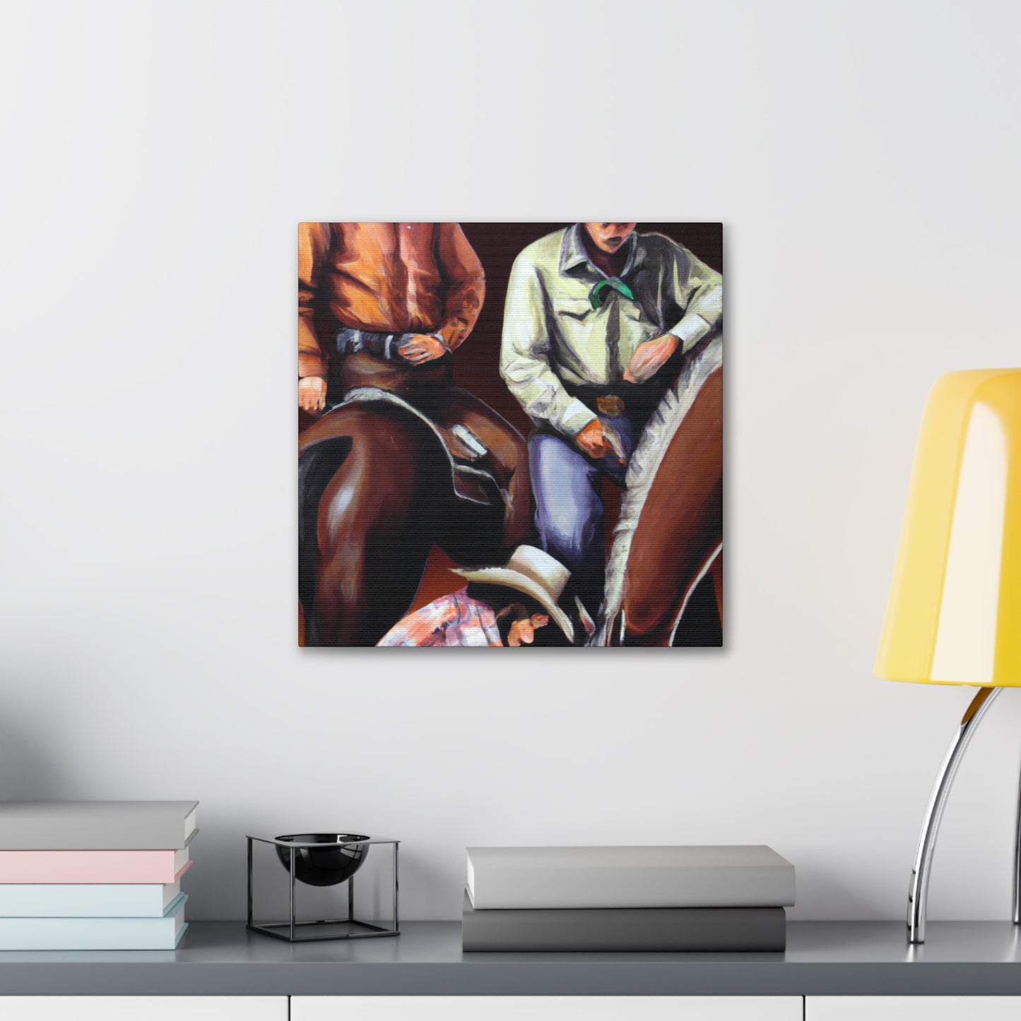 "Rodeo on the Plains" - Canvas