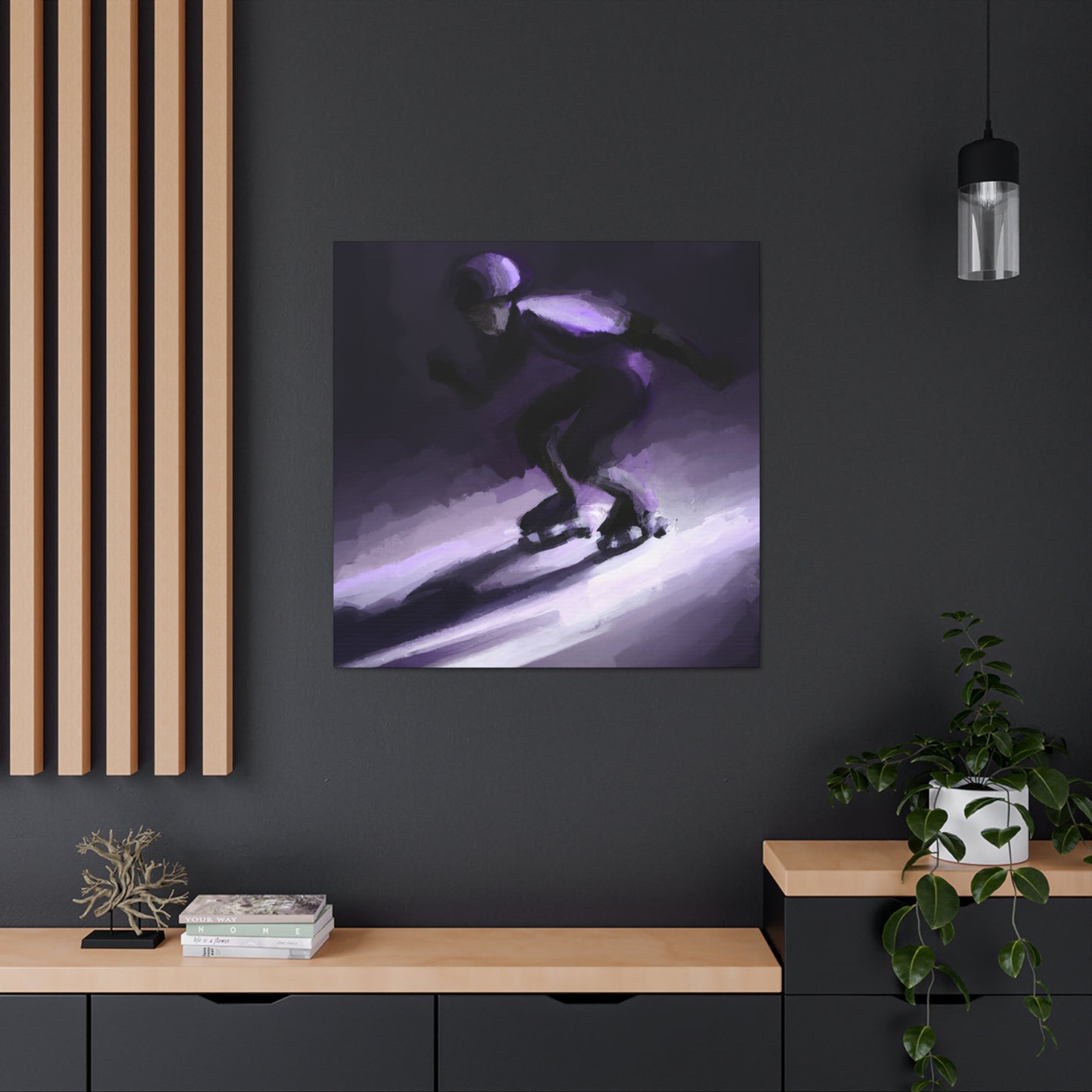 "Skating with Style" - Canvas