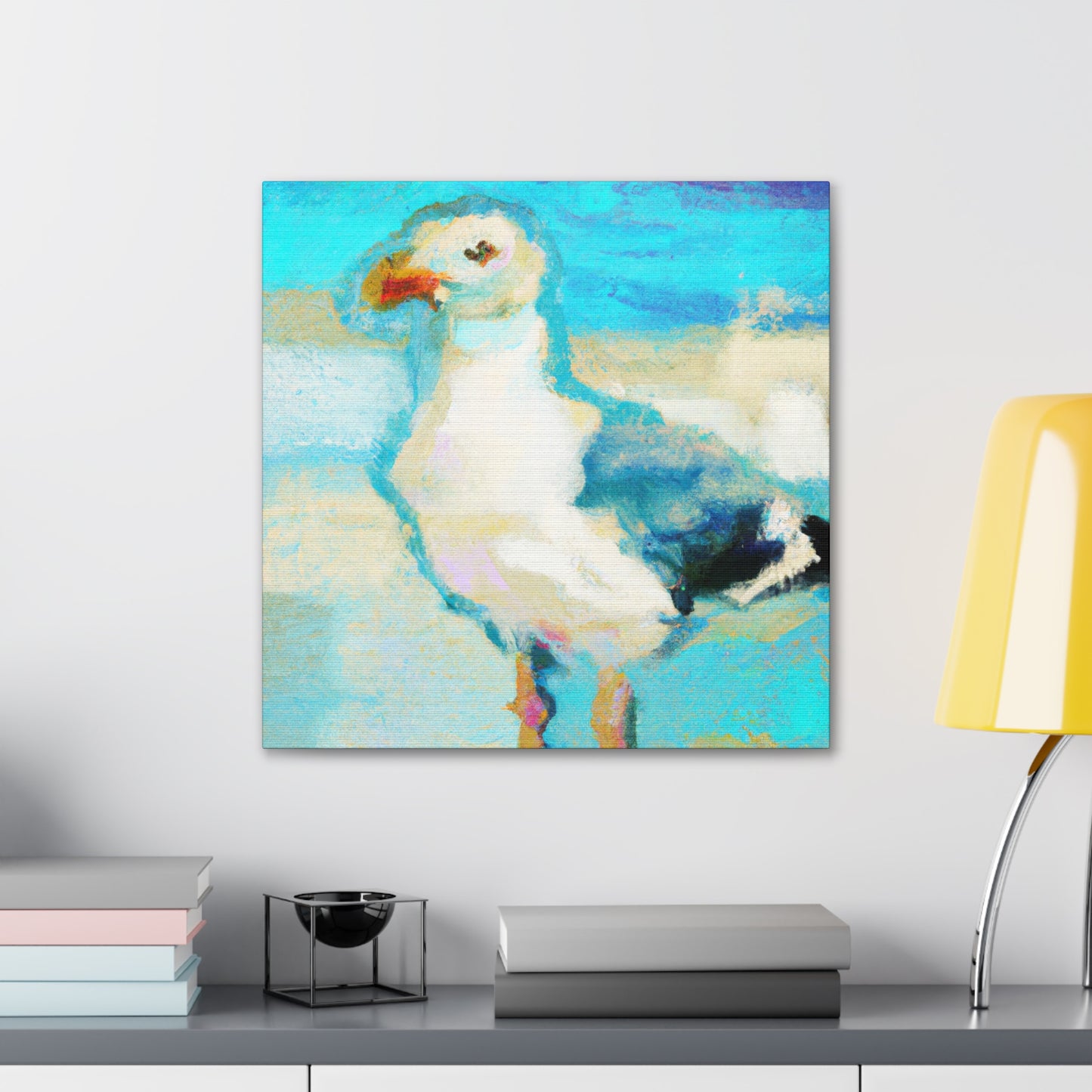 "Seagull In Flight" - Canvas