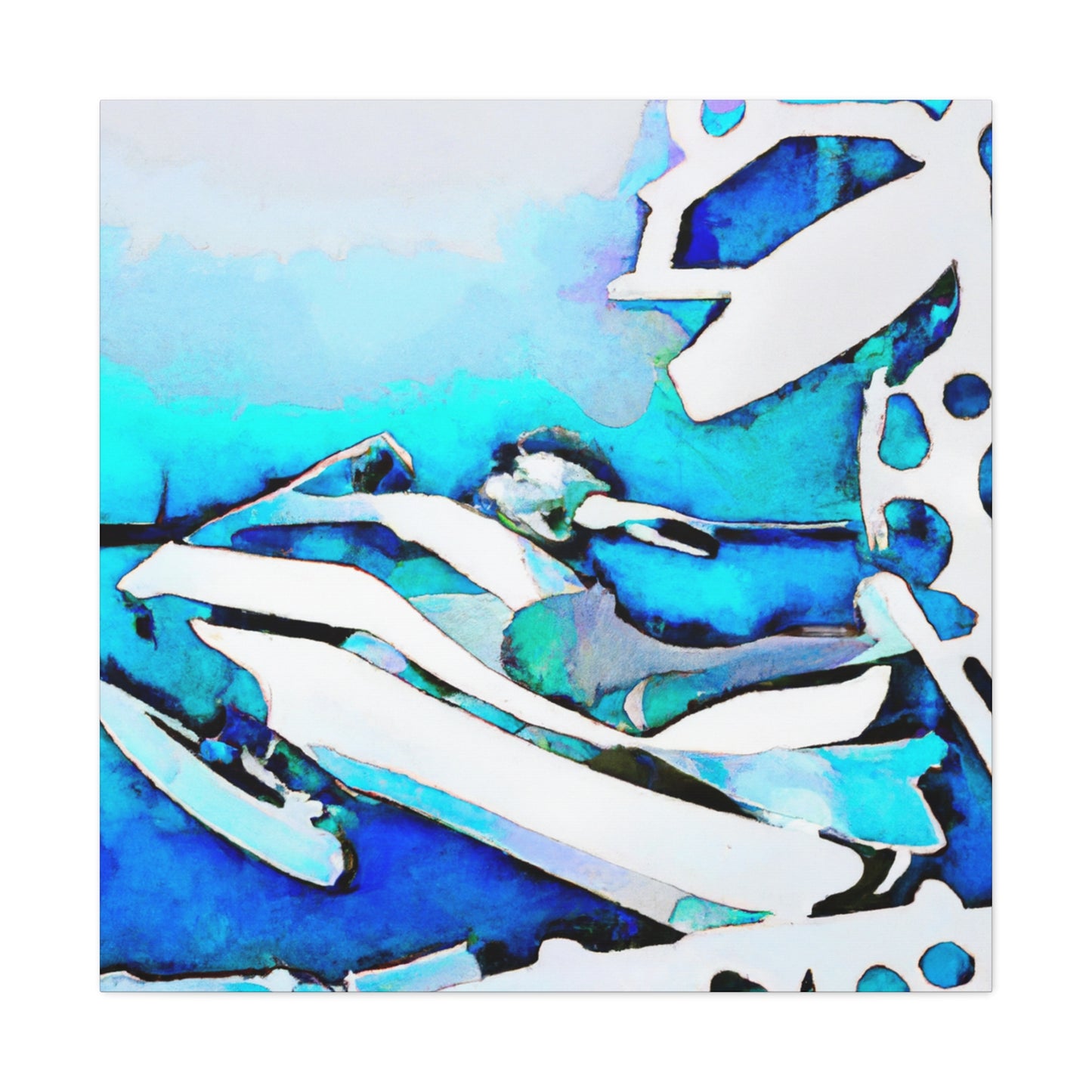 "Jet Skiing Retreats" - Canvas