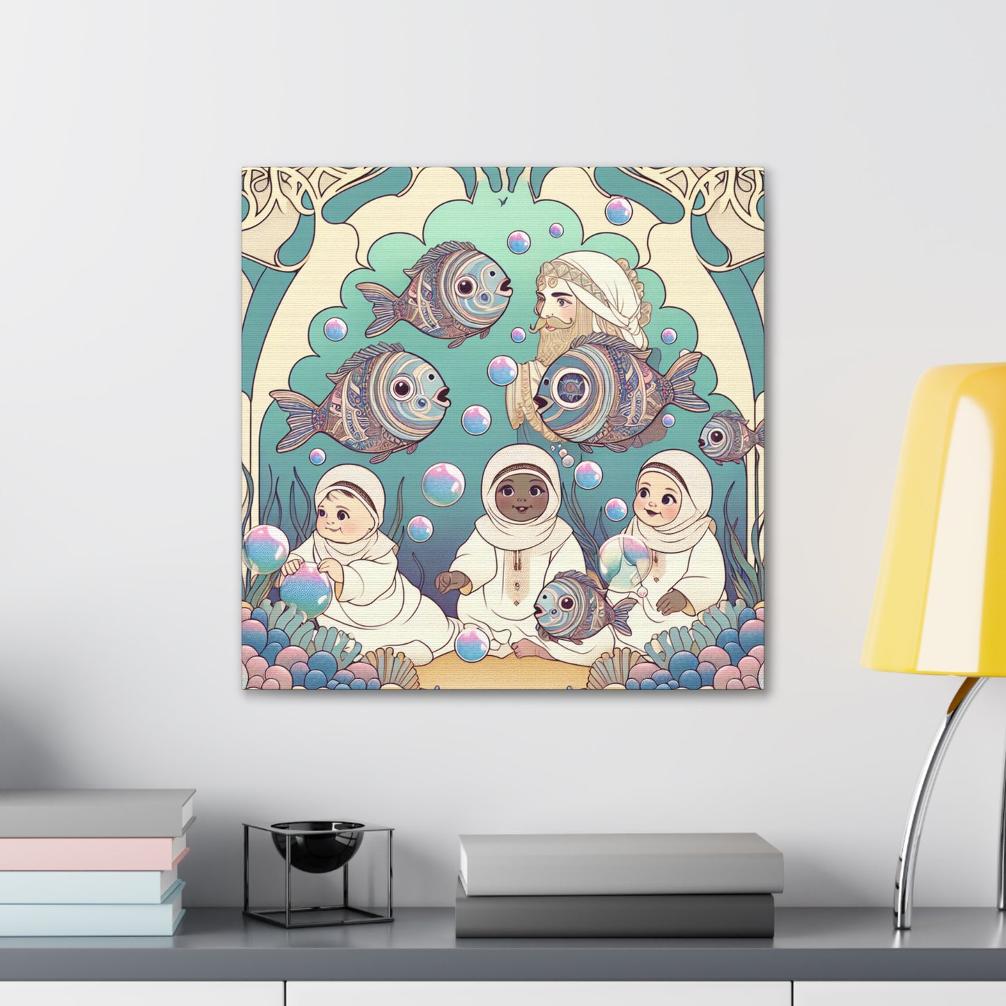 Enchanted Aquatic Symphony - Canvas