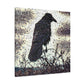 American Crow Mosaic - Canvas