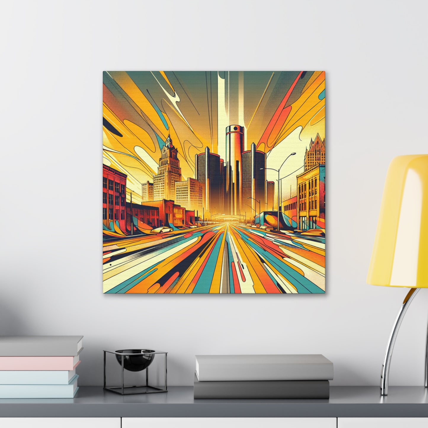 "Motor City Dreamscape" - Canvas