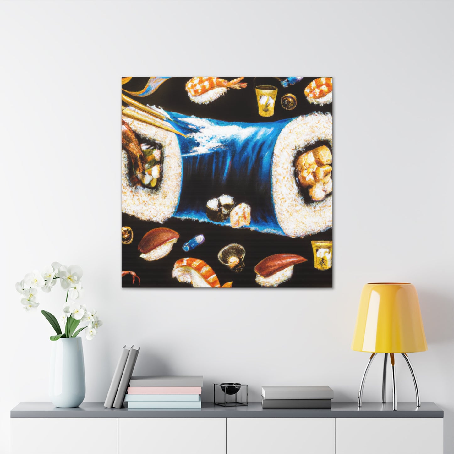 "Sushi in Surrealism" - Canvas