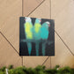 Parakeets in Abstraction - Canvas