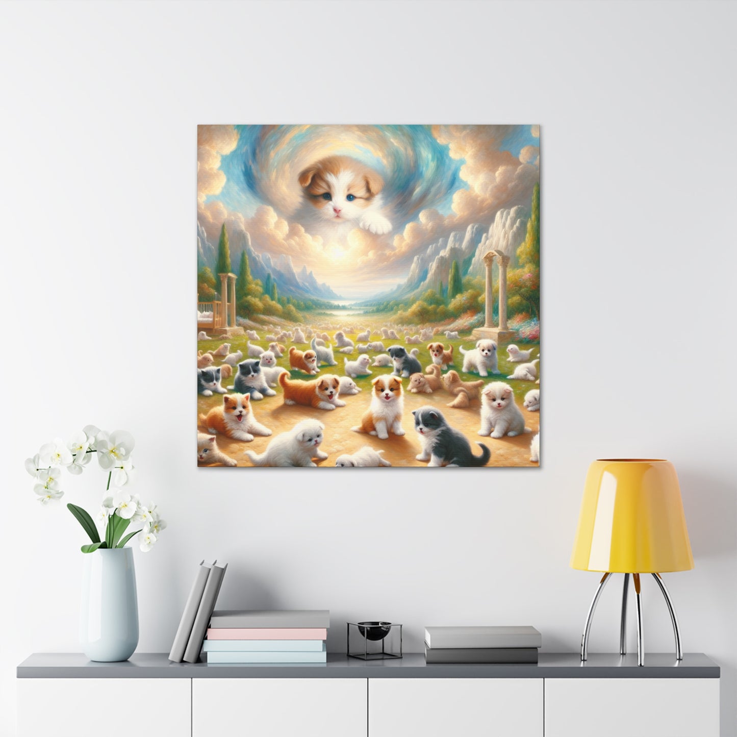 Whimsical Harmony of Youth - Canvas