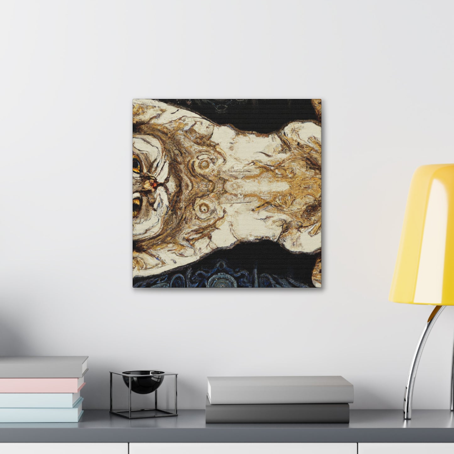 Feline Folds of Beauty - Canvas