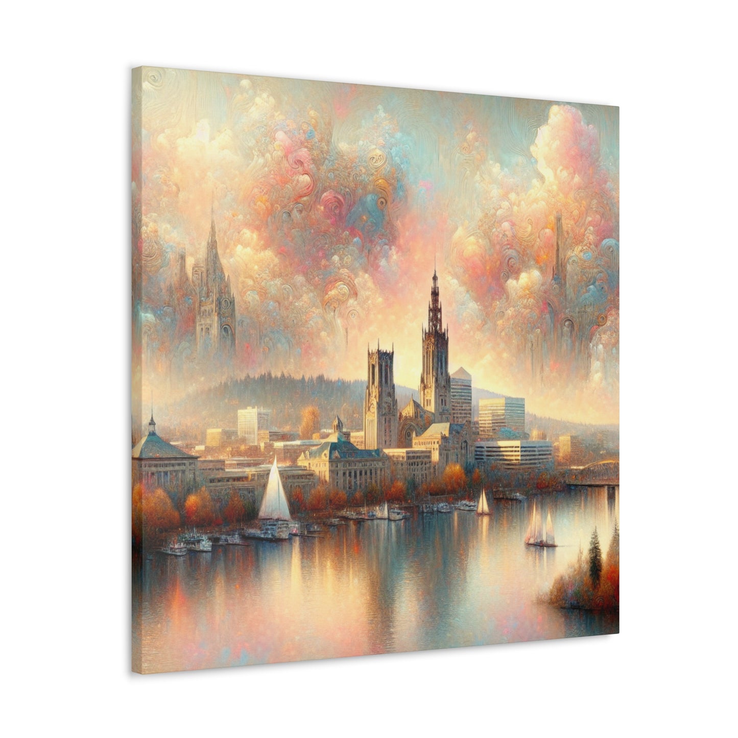 "Unseen Dreamscape Portland" - Canvas