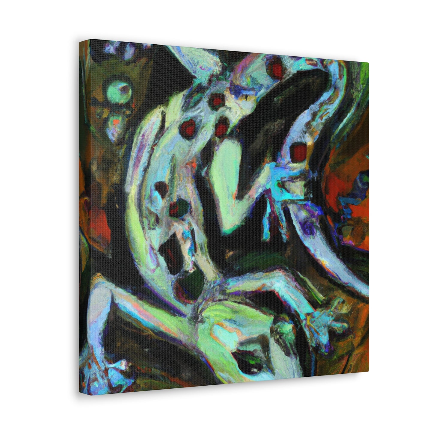 Lizard at Twilight. - Canvas