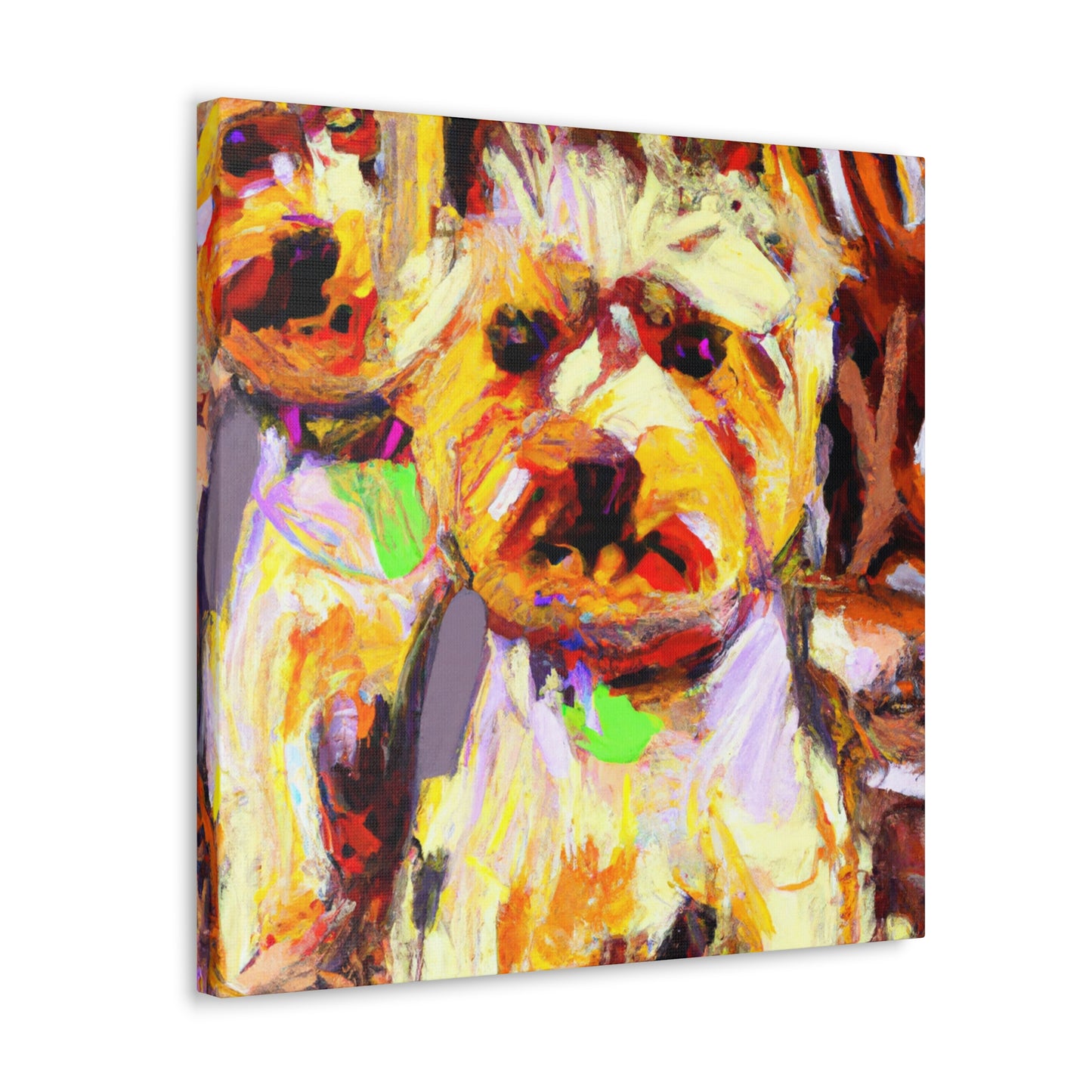 "Yorkshire Dog Grandeur" - Canvas