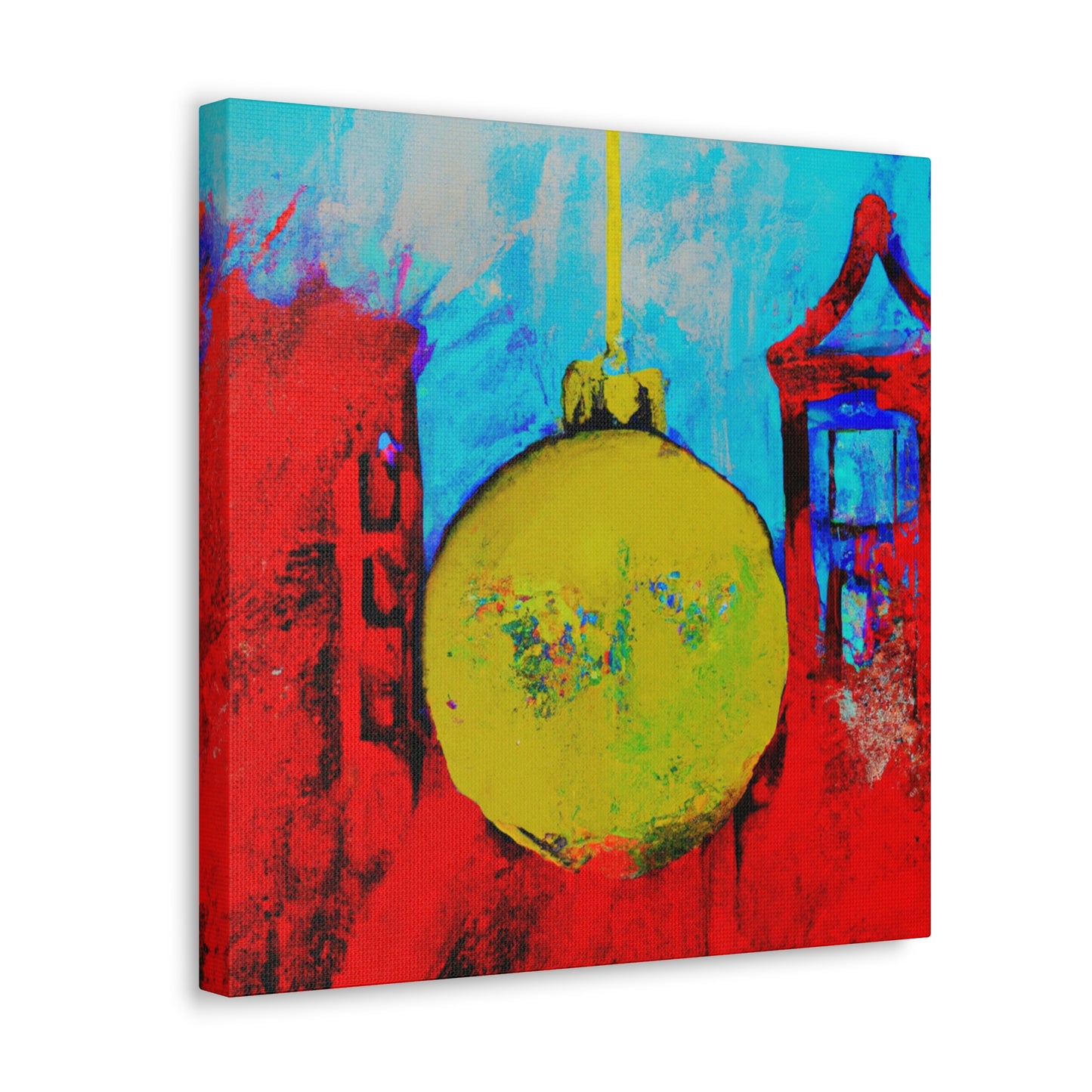 Festive Bauble Glow - Canvas