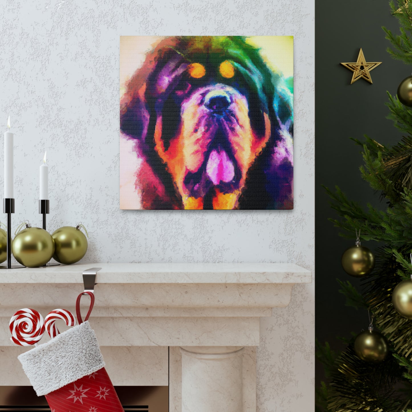 Tibetan Mastiff Magnificence - Canvas