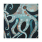 "Octopus in Art Deco". - Canvas