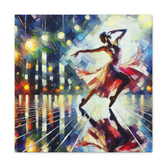 Graceful Brushstrokes Unleashed - Canvas