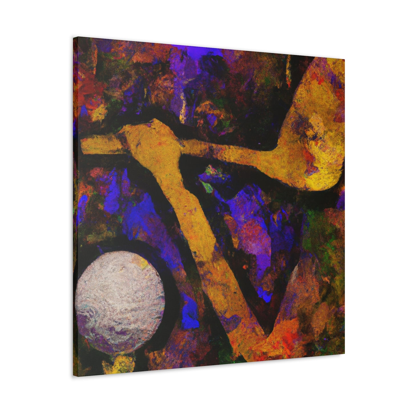 Golfing in Abstraction - Canvas