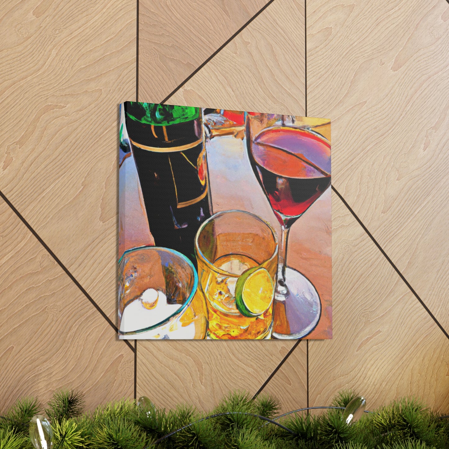 "Inebriated Evening Repast" - Canvas