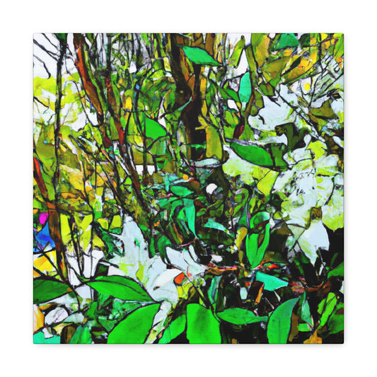 "Gardenia in Abstraction" - Canvas