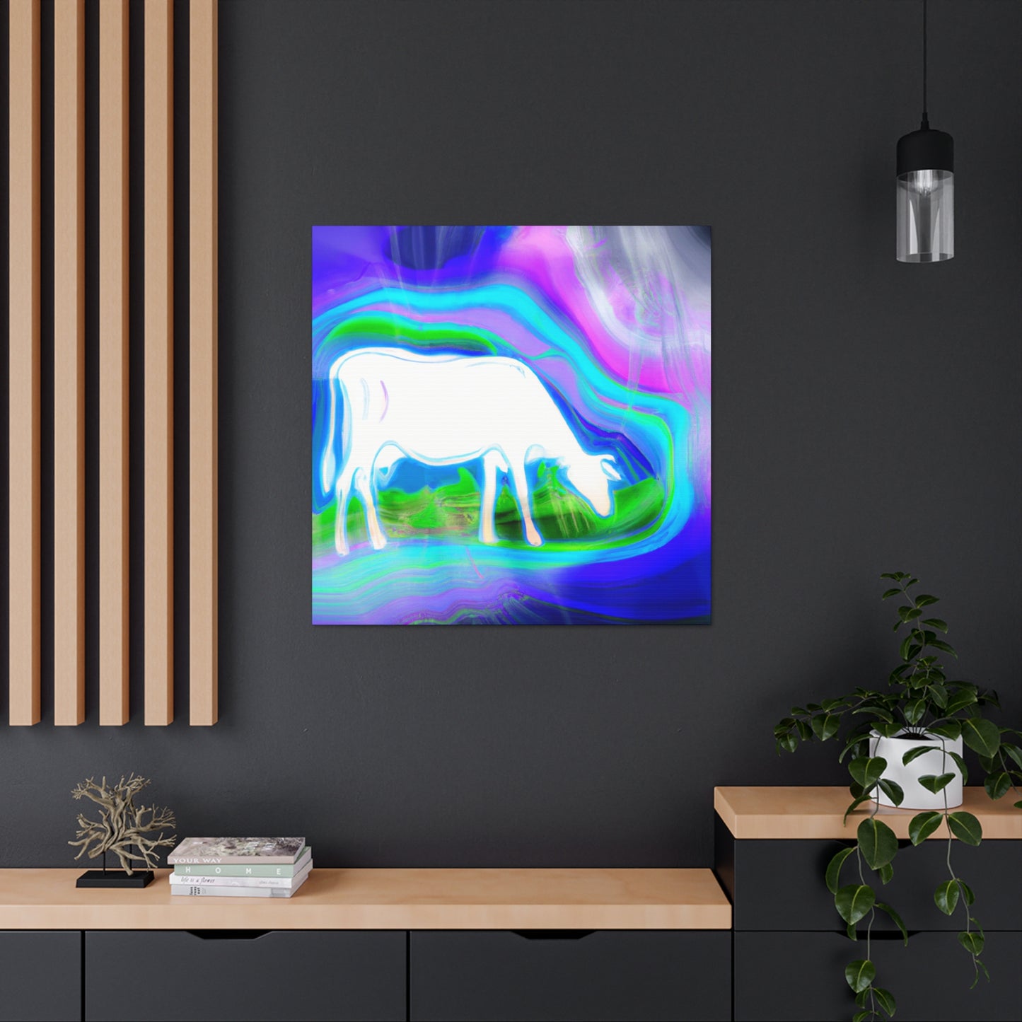 "Majestic Milk Cow Velvet" - Canvas