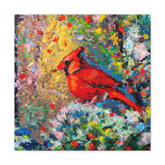 "Cardinal in Impressionism" - Canvas