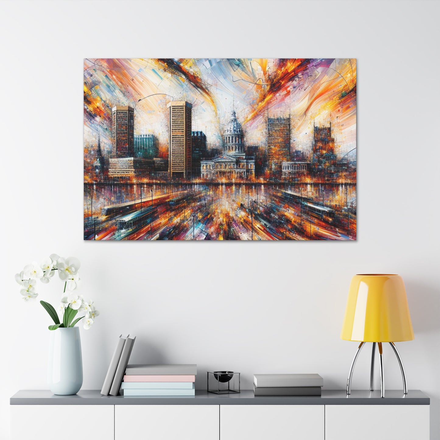 Urban Charm Unveiled - Canvas