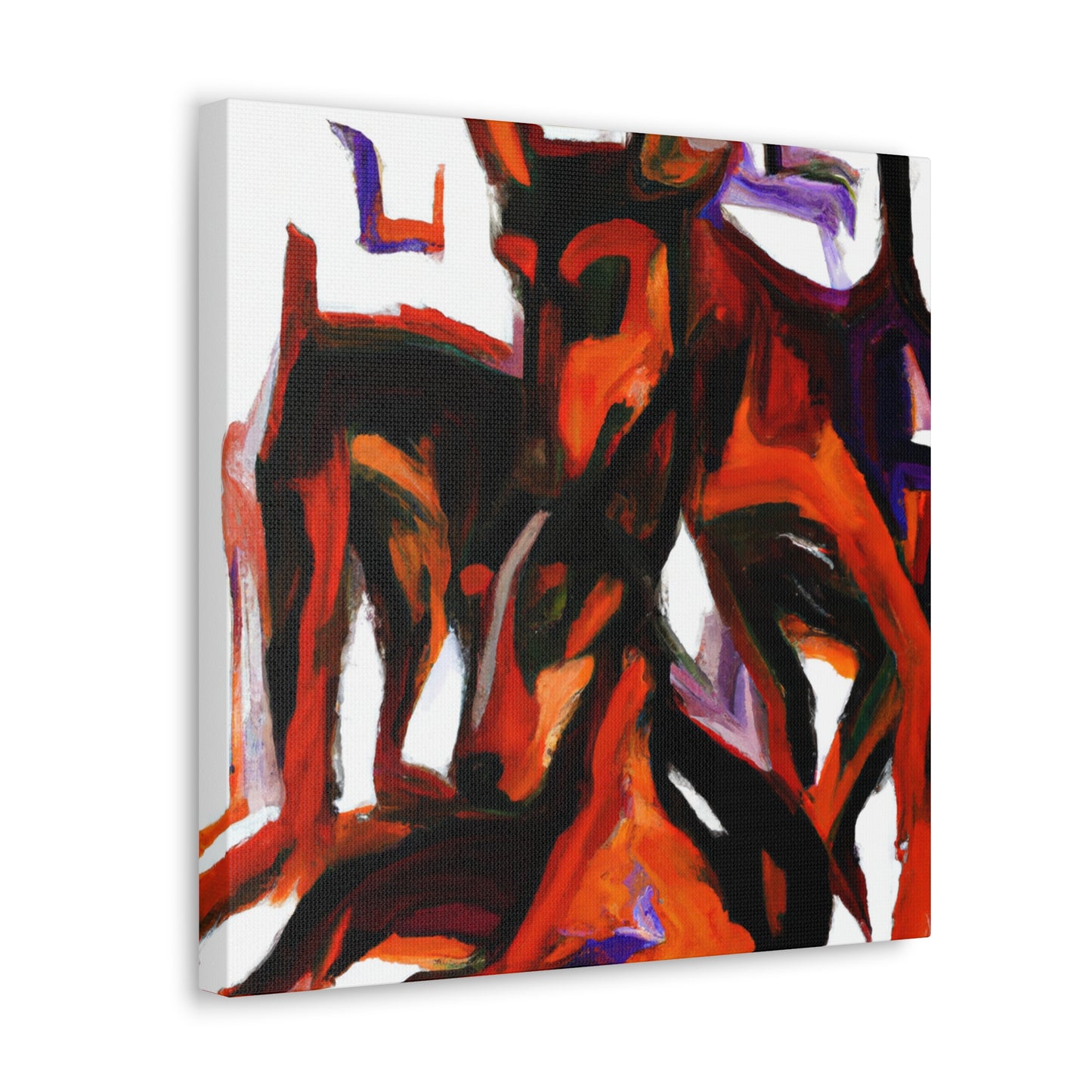 Fierce Loyal Friendship Painting - Canvas