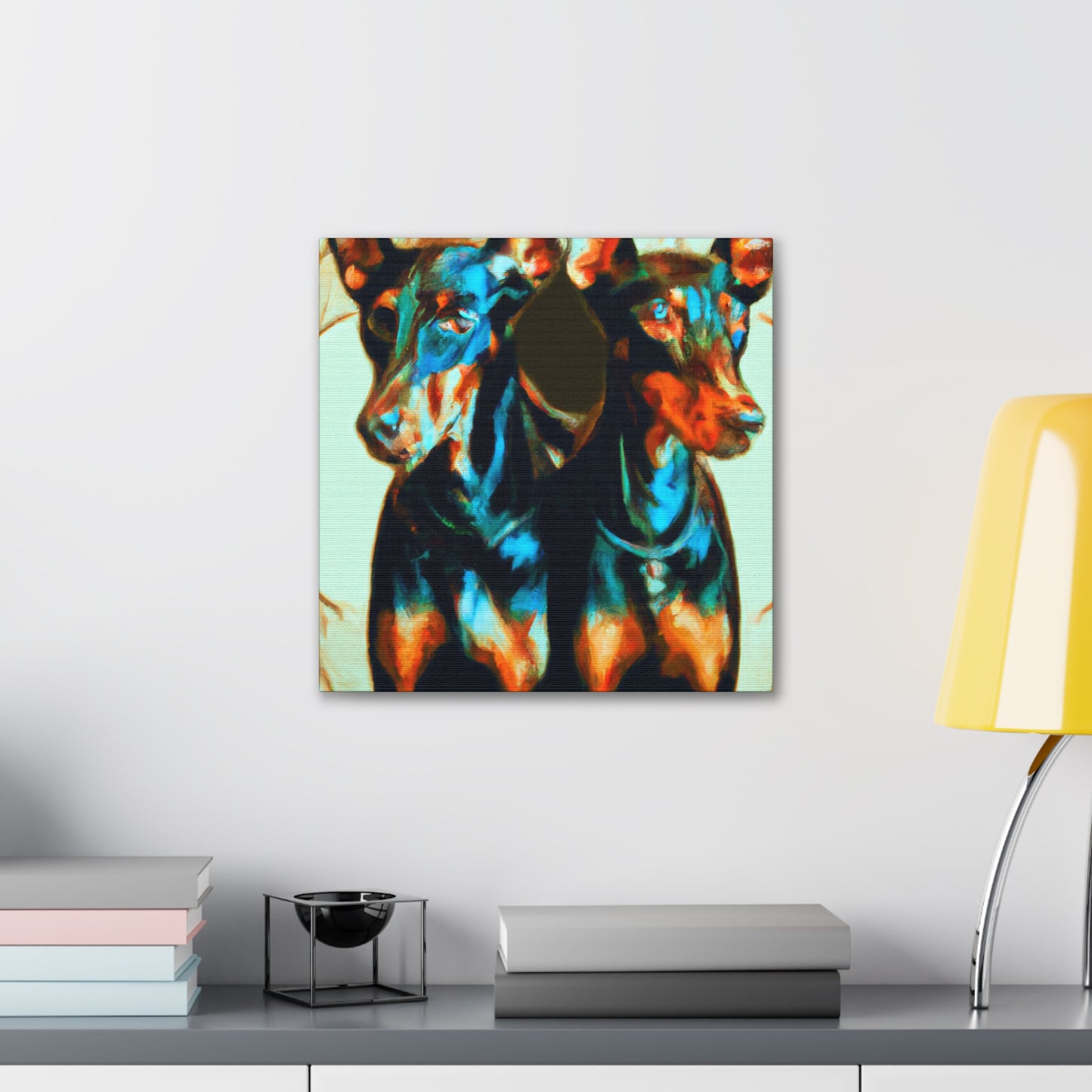 Fierce Doberman Loveliness - Canvas