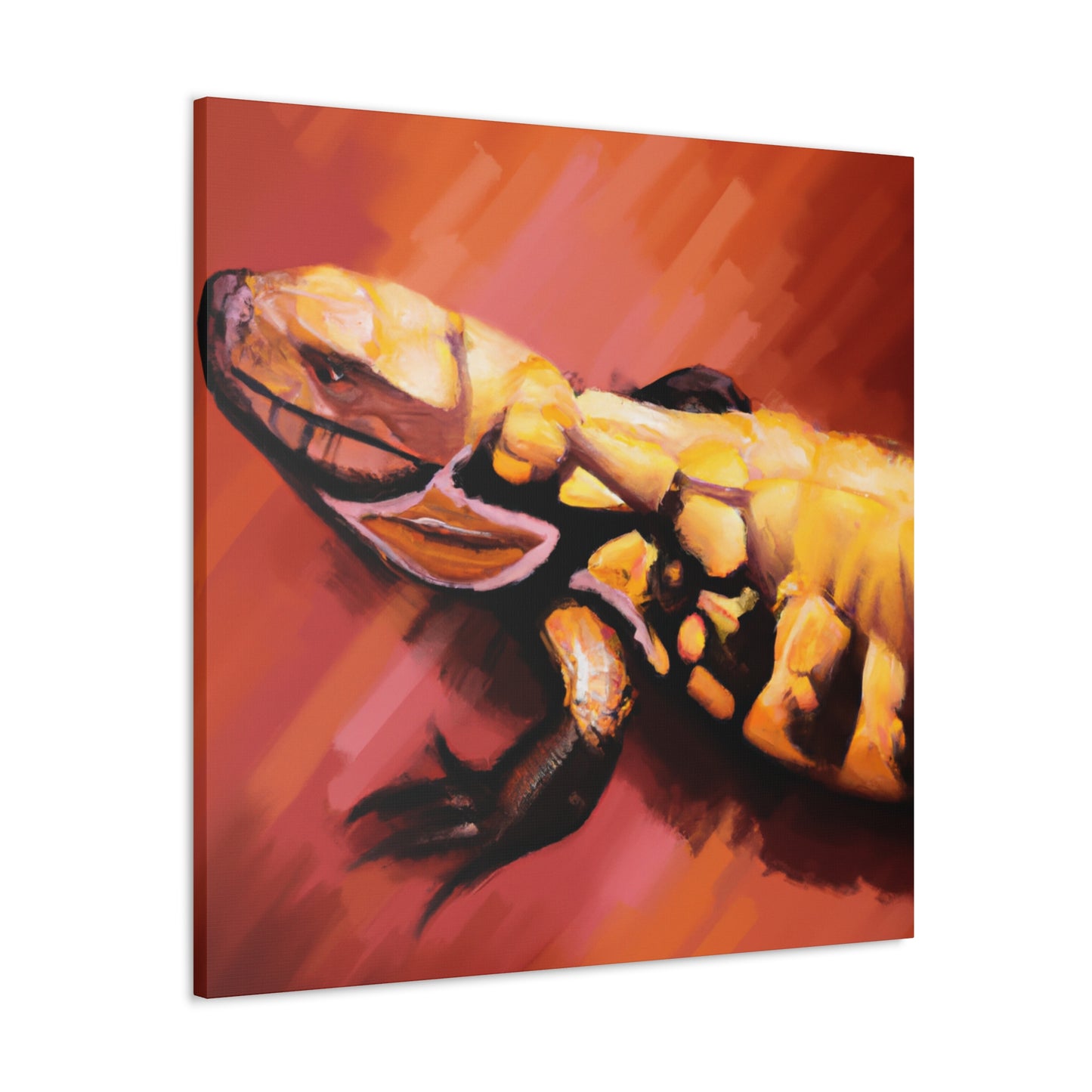 Gila Monster Reflection - Canvas