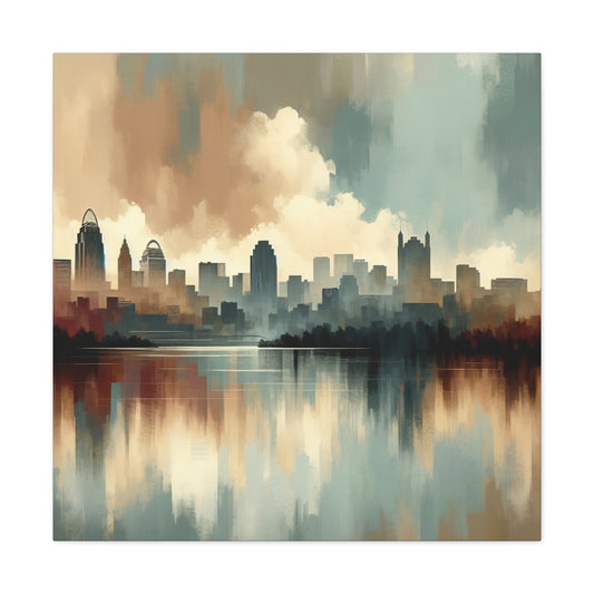 "Cincy Serenity Unveiled" - Canvas