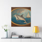 "Dolphin in Neoclassicism" - Canvas