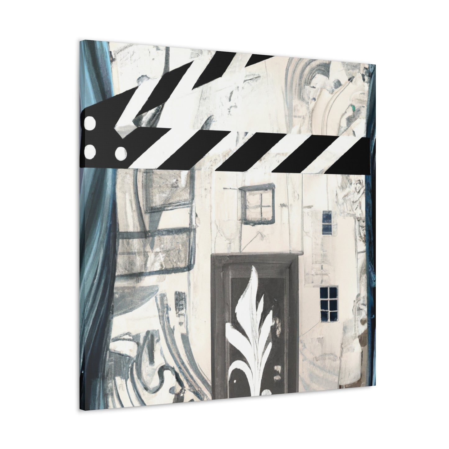 "Clapboard Cinema Splendor" - Canvas