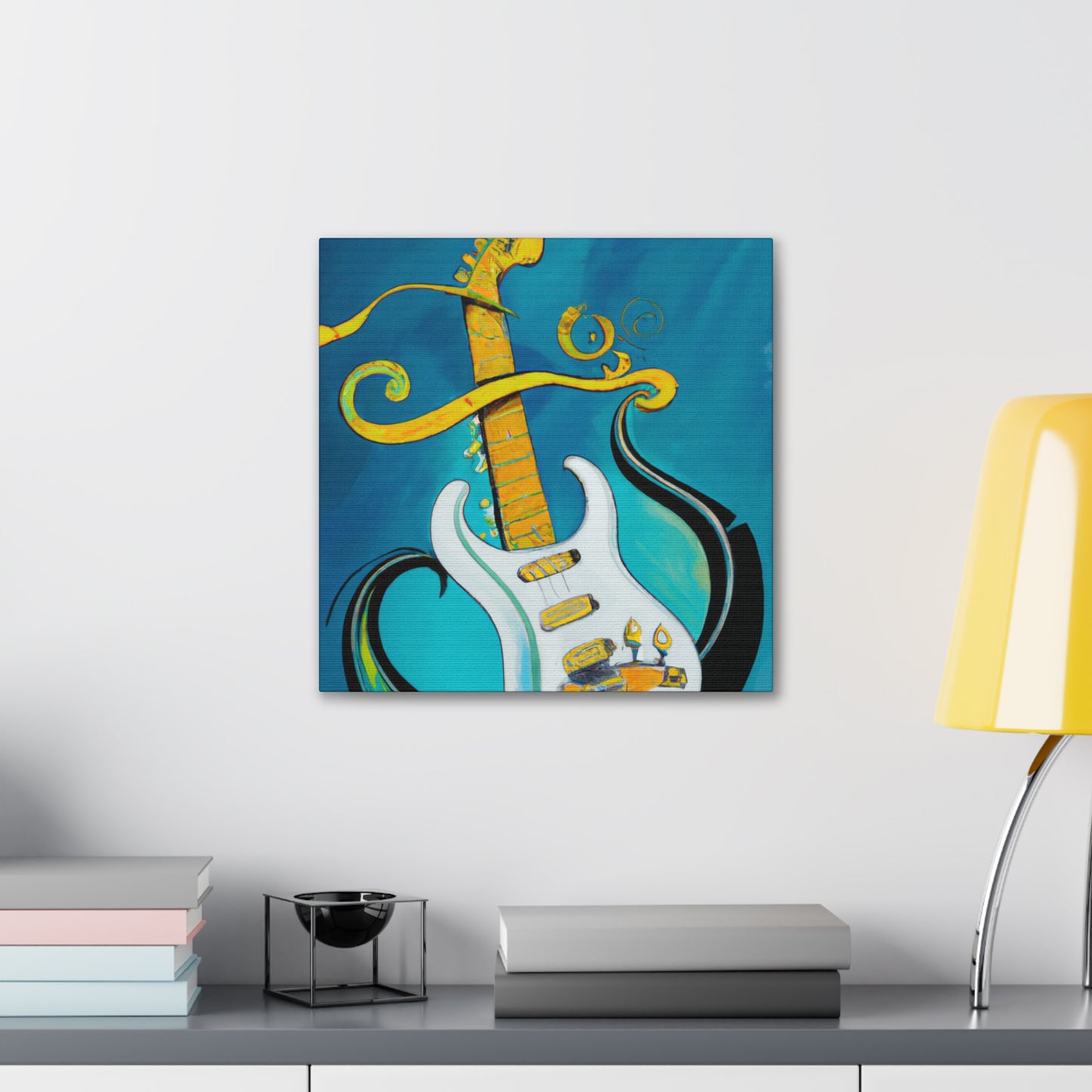 Fender in Art Nouveau - Canvas