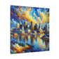 Harbor Hues of Baltimore - Canvas