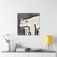 Polar Bear Reflection visual - Canvas