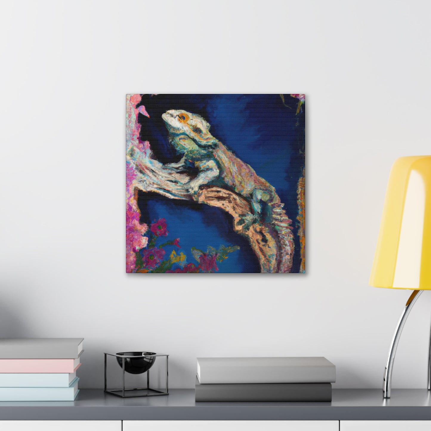 Reptilian Regal Beauty - Canvas