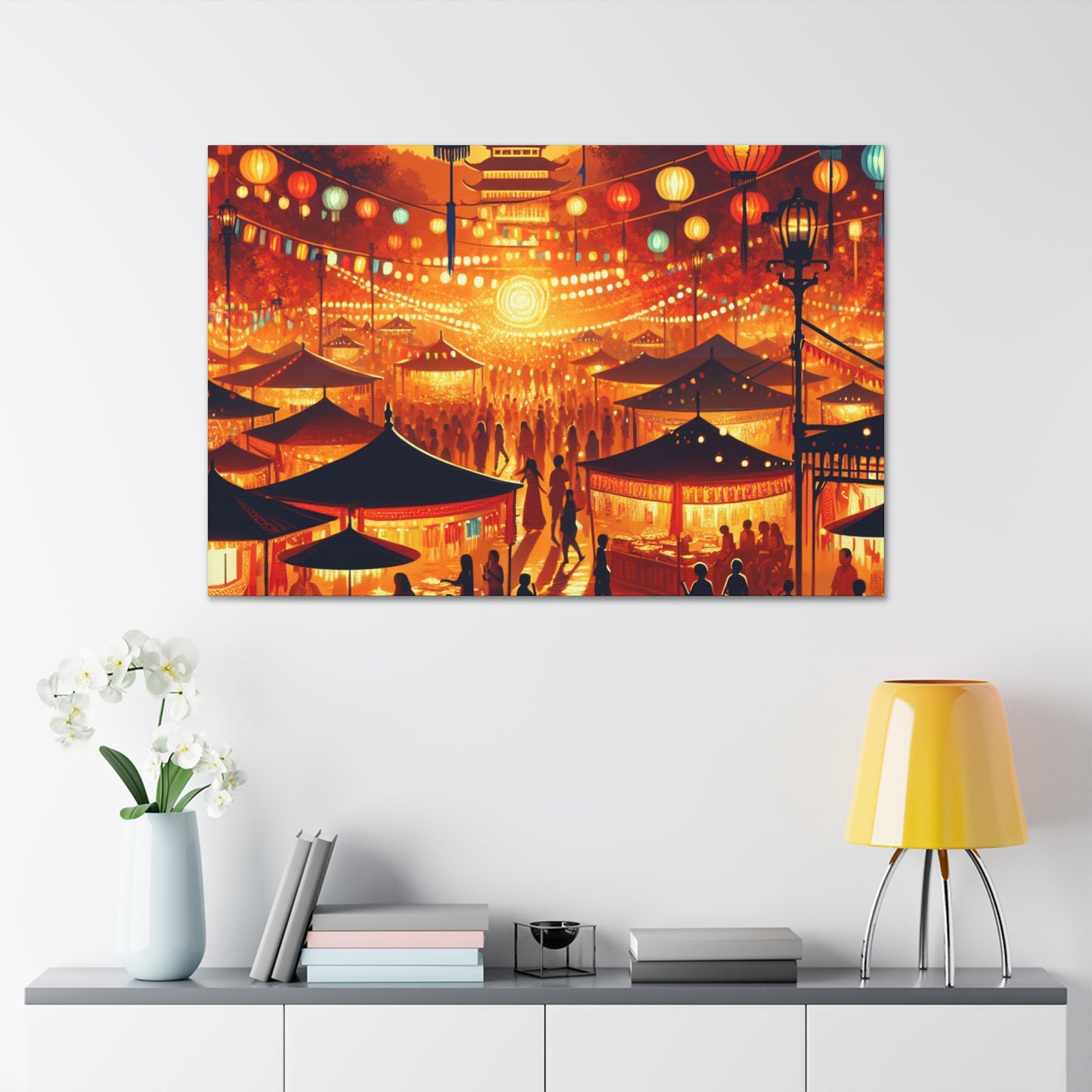 Euphoric Vibrant Gatherings - Canvas