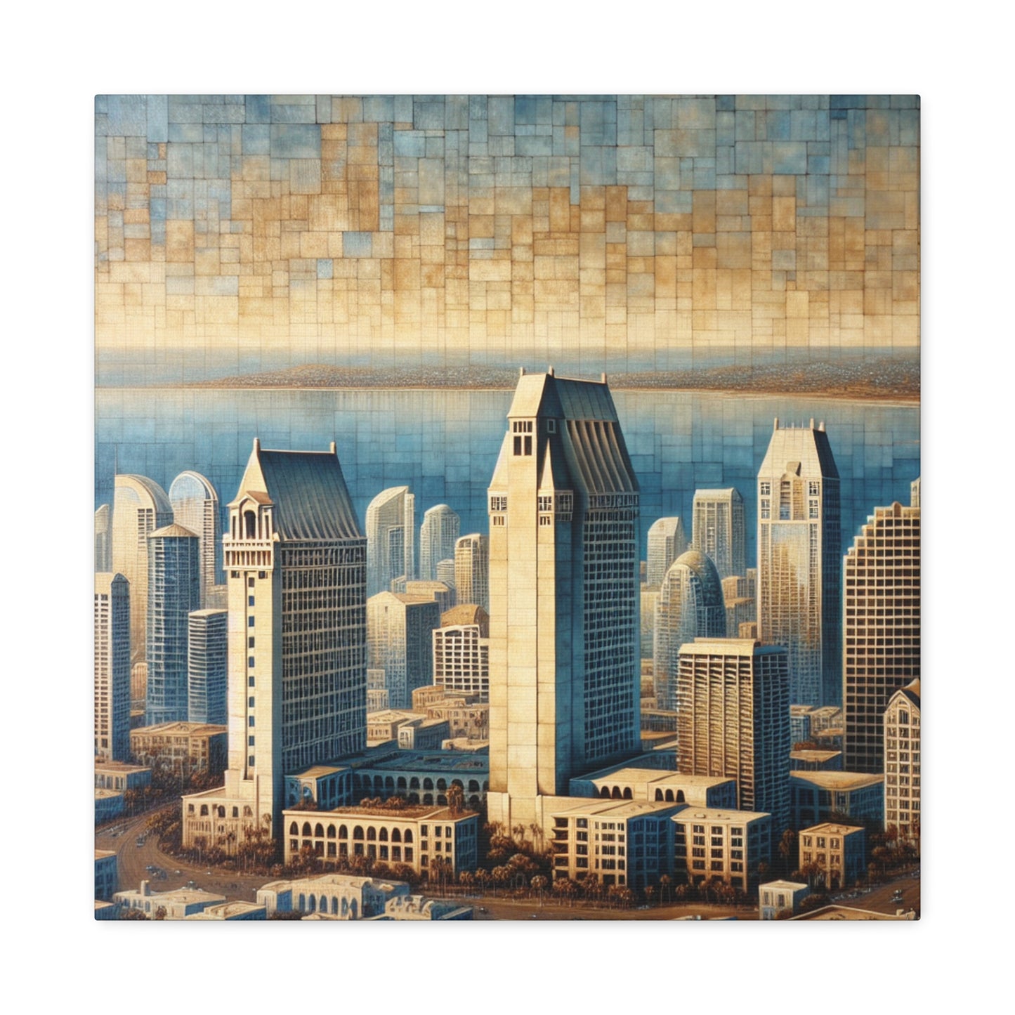 "Seaside Symphony: San Diego" - Canvas