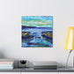 Coastline, Impressionist Style - Canvas