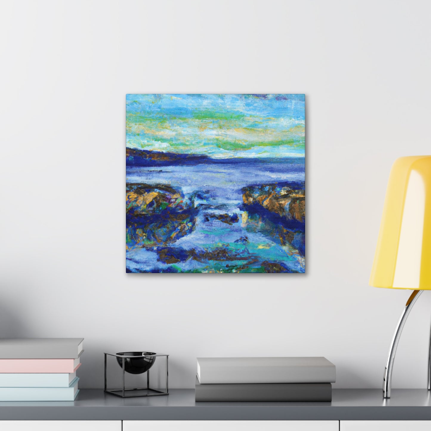 Coastline, Impressionist Style - Canvas