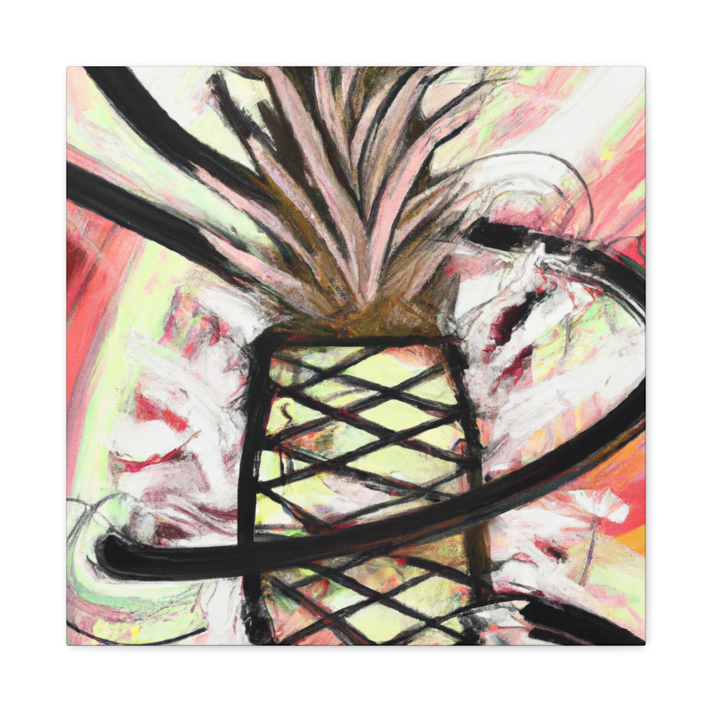 Pineapple Expressionistic Dream - Canvas