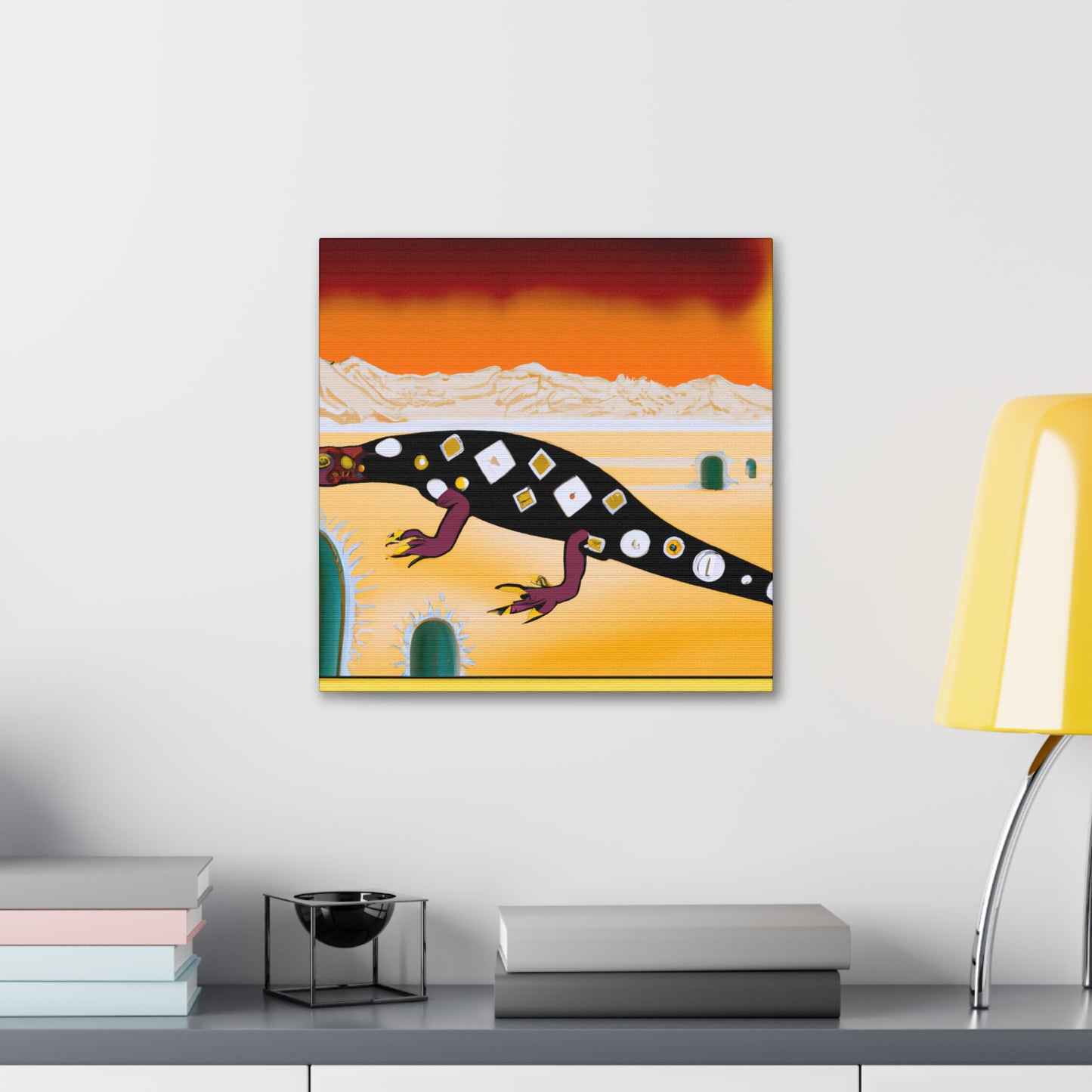 "Gila Monster Glamour" - Canvas