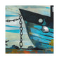 Fishing Boats At Sea - Canvas