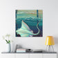 "Stingray in Flight!" - Canvas