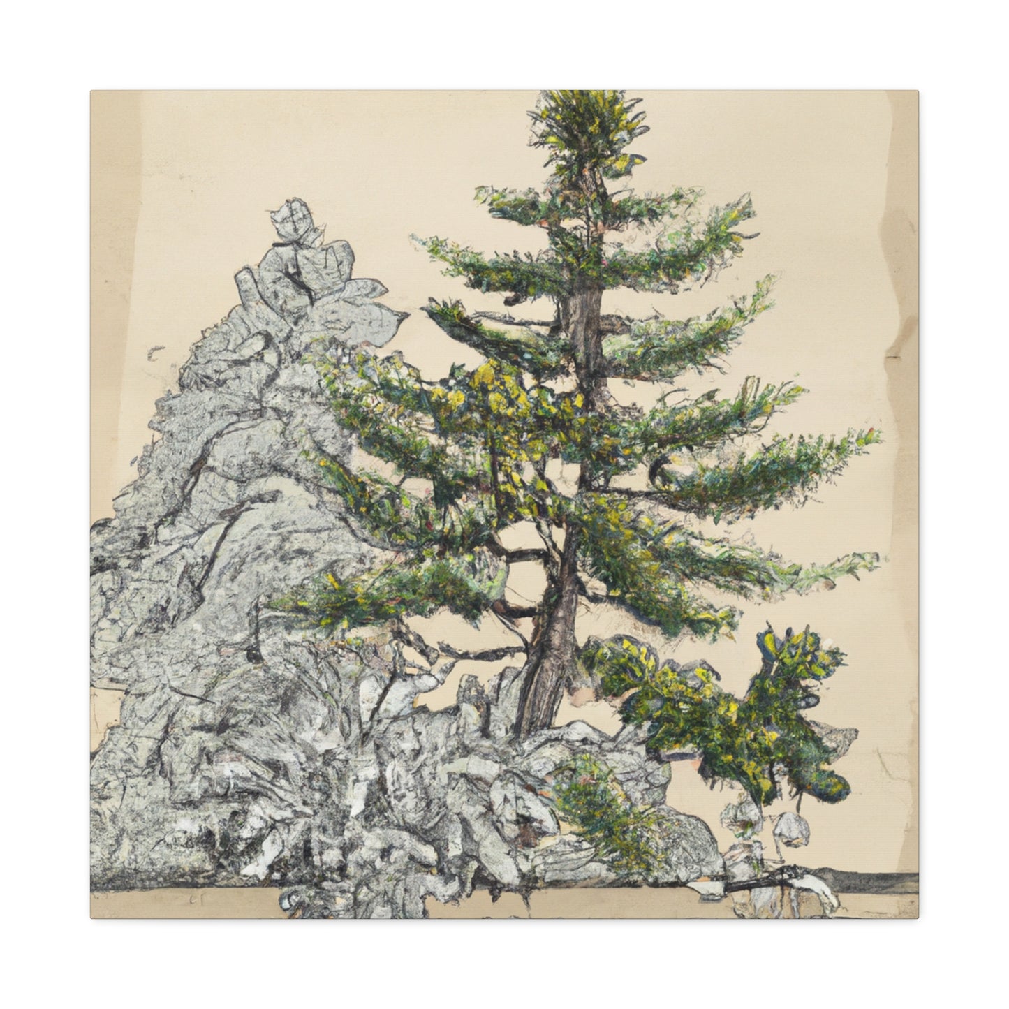 "Pine Tree Immortality" - Canvas