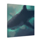 "Shark in Turbulent Seas" - Canvas