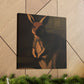 "Wallaby in Moonlit Forest" - Canvas