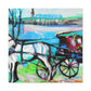 Horse Carriage Journey - Canvas