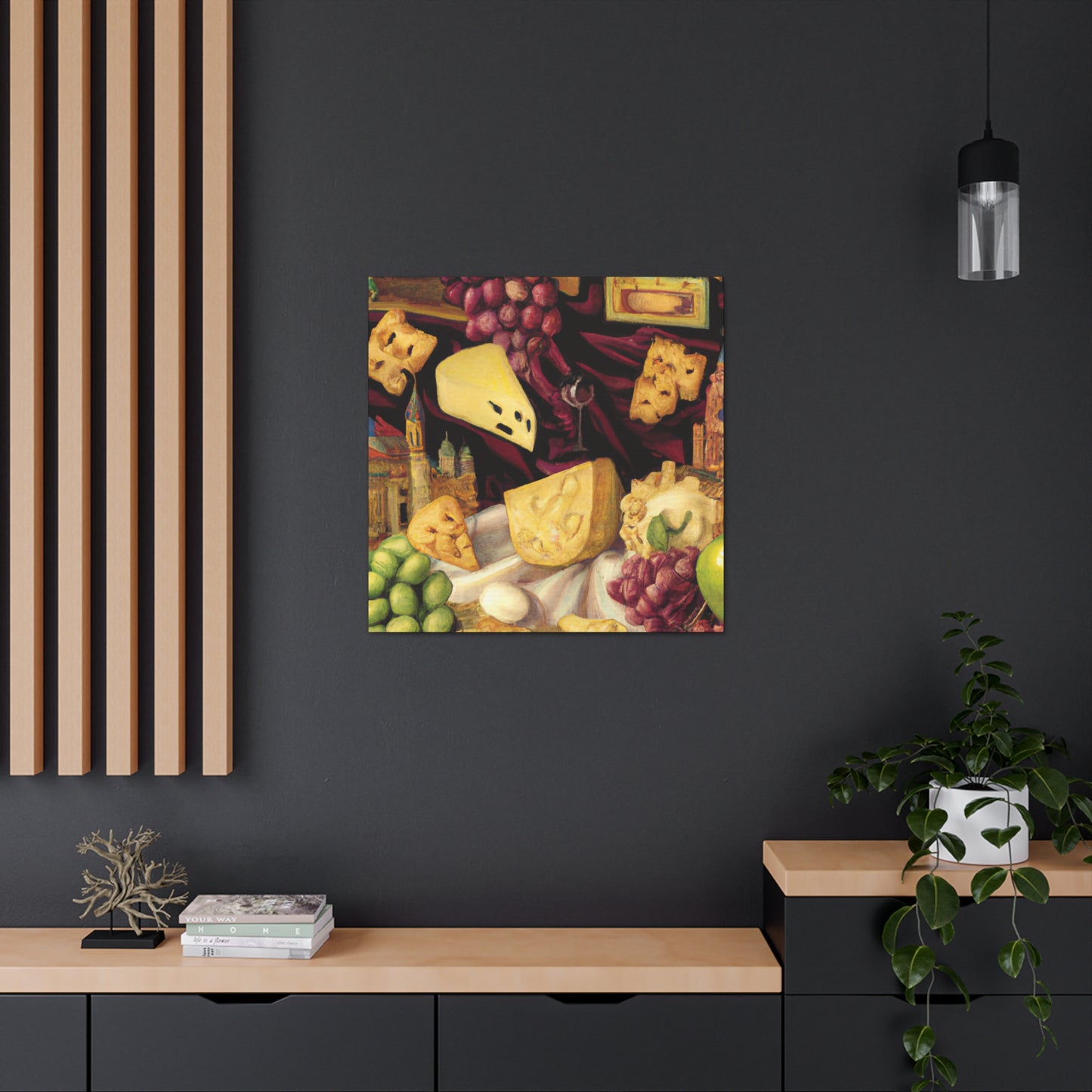 "Glorious Dairy Fruit Feast" - Canvas